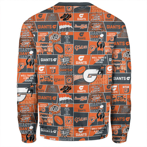GWS GIANTS Sweatshirt Legacy Of The Pride Comic Style GWS GIANTS Sweatshirt Legacy Of The Pride Comic Style