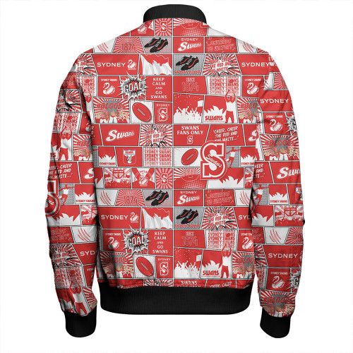 Sydney Swans Bomber Jacket Legacy Of The Pride Comic Style