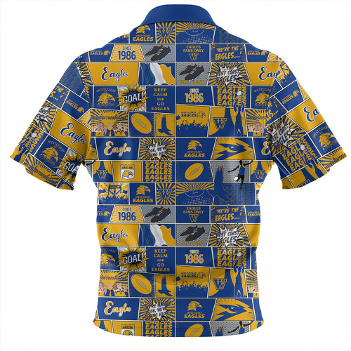 West Coast Eagles Hawaiian Shirt Legacy Of The Pride Comic Style West Coast Eagles Hawaiian Shirt Legacy Of The Pride Comic Style