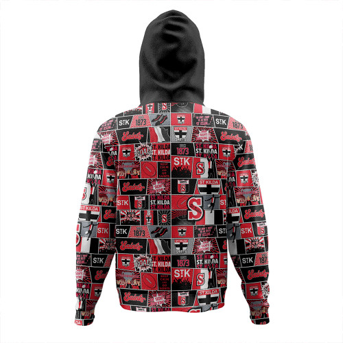 St Kilda Hoodie Legacy Of The Pride Comic Style St Kilda Hoodie Legacy Of The Pride Comic Style