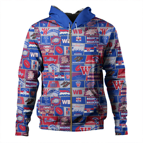 Western Bulldogs Hoodie Legacy Of The Pride Comic Style Western Bulldogs Hoodie Legacy Of The Pride Comic Style