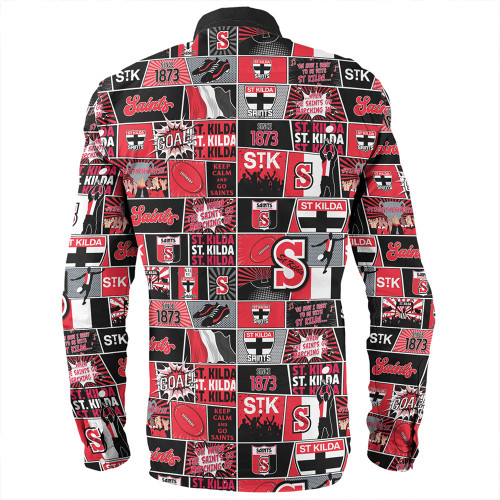 St Kilda Long Sleeve Shirt Legacy Of The Pride Comic Style