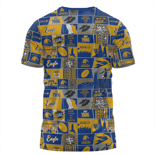 West Coast Eagles T-Shirt Legacy Of The Pride Comic Style West Coast Eagles T-Shirt Legacy Of The Pride Comic Style
