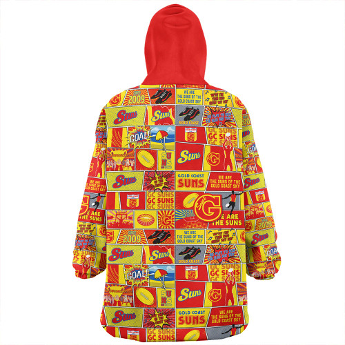 Gold Coast SUNS Snug Hoodie Legacy Of The Pride Comic Style