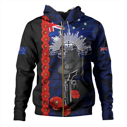 Australia Hoodie Poppy Line Anzac Memorial Australia Hoodie Poppy Line Anzac Memorial