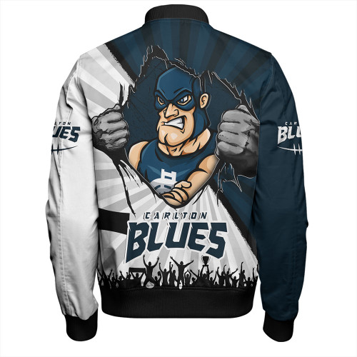 Carlton Bomber Jacket Breaking Through Fan Design