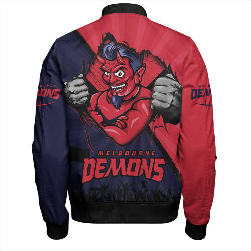 Melbourne Bomber Jacket Breaking Through Fan Design