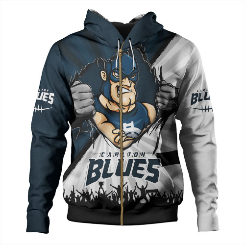 Carlton Hoodie Breaking Through Fan Design Carlton Hoodie Breaking Through Fan Design