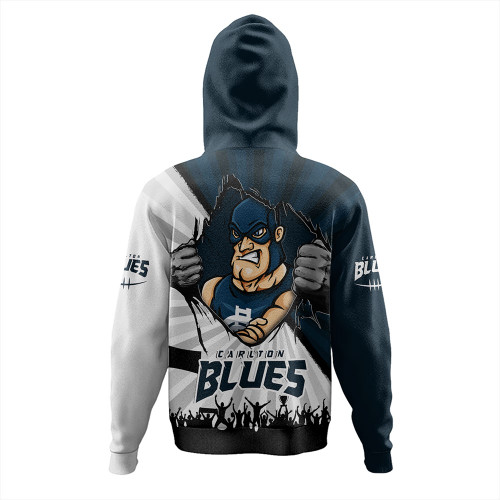 Carlton Hoodie Breaking Through Fan Design Carlton Hoodie Breaking Through Fan Design