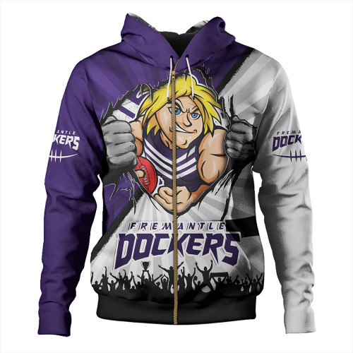 Fremantle Hoodie Breaking Through Fan Design Fremantle Hoodie Breaking Through Fan Design