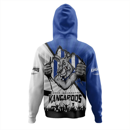 North Melbourne Hoodie Breaking Through Fan Design North Melbourne Hoodie Breaking Through Fan Design