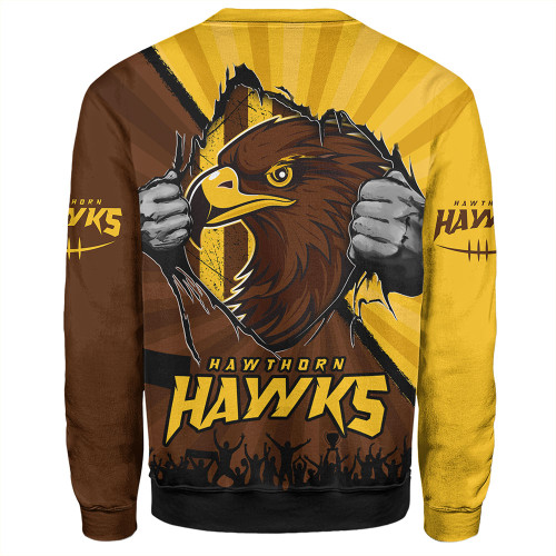 Hawthorn Sweatshirt Breaking Through Fan Design