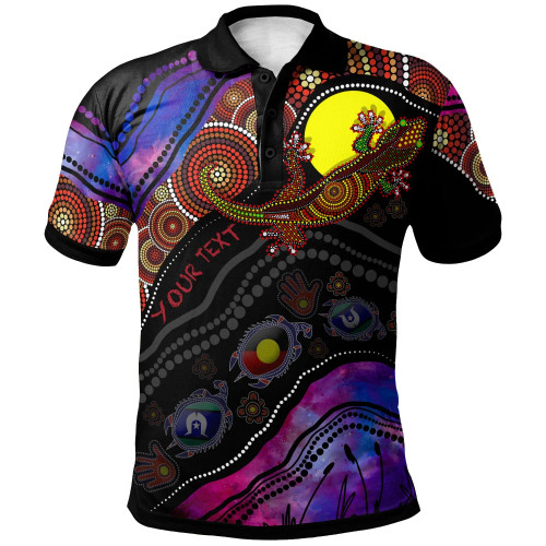 Australia Naidoc Week  Custom Polo Shirt - Heal Country Indigenous Aboriginal Inspired Australia Naidoc Week  Custom Polo Shirt - Heal Country Indigenous Aboriginal Inspired