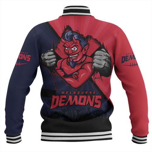 Melbourne Baseball Jacket Breaking Through Fan Design