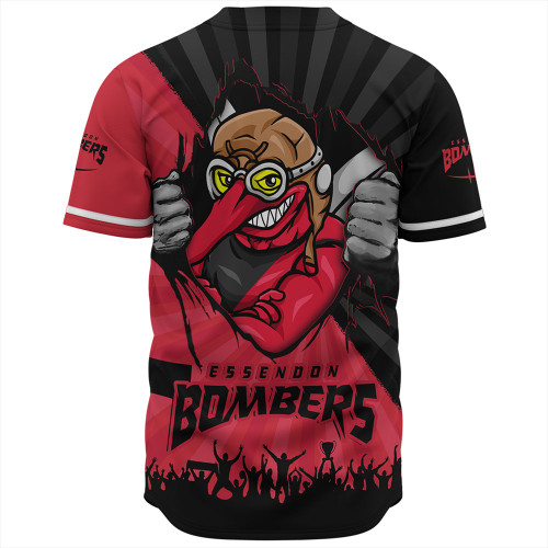 Essendon Baseball Shirt Breaking Through Fan Design Essendon Baseball Shirt Breaking Through Fan Design
