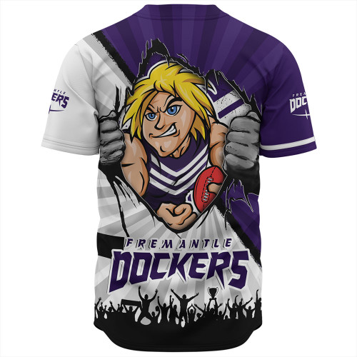 Fremantle Baseball Shirt Breaking Through Fan Design Fremantle Baseball Shirt Breaking Through Fan Design