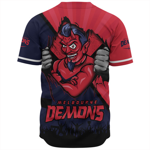 Melbourne Baseball Shirt Breaking Through Fan Design