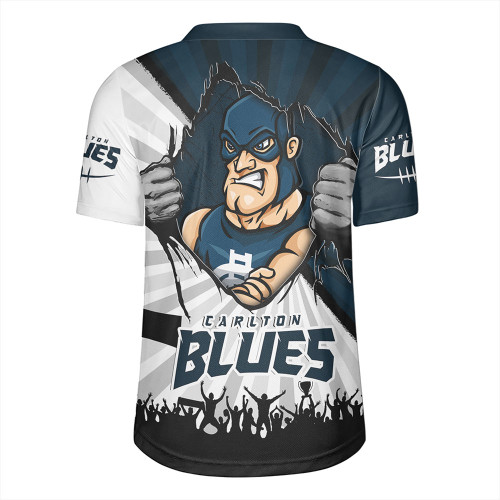 Carlton Rugby Jersey Breaking Through Fan Design Carlton Rugby Jersey Breaking Through Fan Design