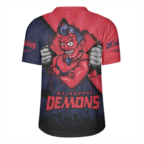 Melbourne Rugby Jersey Breaking Through Fan Design Melbourne Rugby Jersey Breaking Through Fan Design