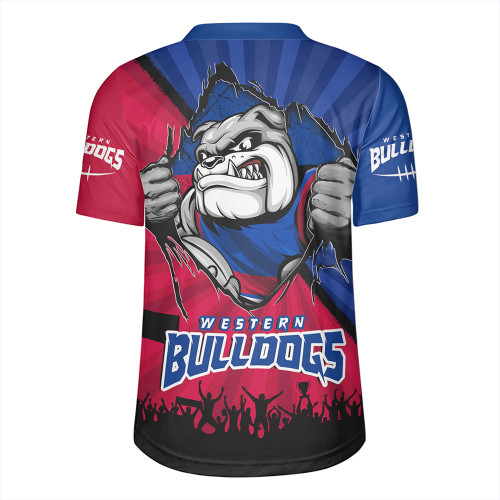 Western Bulldogs Rugby Jersey Breaking Through Fan Design