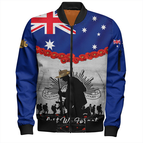 Australia Bomber Jacket Anzac Day Lest We Forget Honoring The Anzac Spirit Australia Bomber Jacket Anzac Day Lest We Forget Honoring The Anzac Spirit
