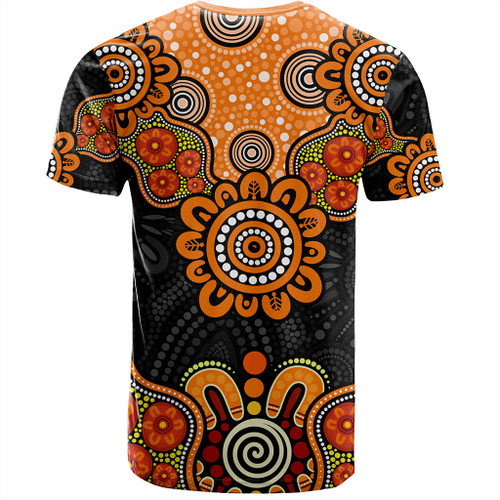 Australia T-Shirt Aboriginal Indigenous Dot Style Design Cuture