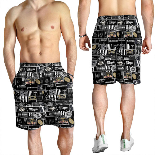 Collingwood Men Shorts Legacy Of The Pride Comic Style
