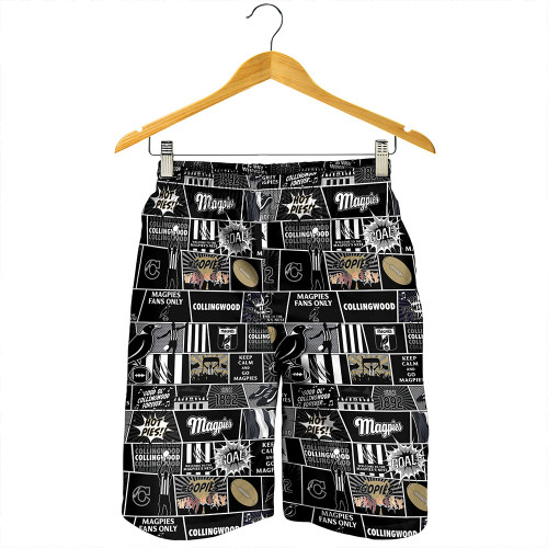 Collingwood Men Shorts Legacy Of The Pride Comic Style