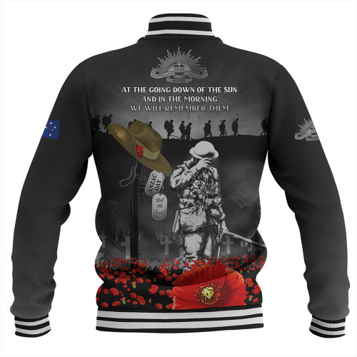 Australia Baseball Jacket Anzac Day Australian Army Memorial