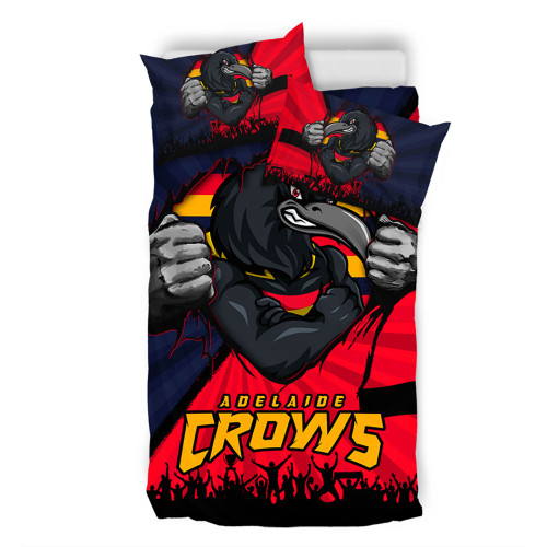 Adelaide Crows Bedding Set Breaking Through Fan Design Adelaide Crows Bedding Set Breaking Through Fan Design