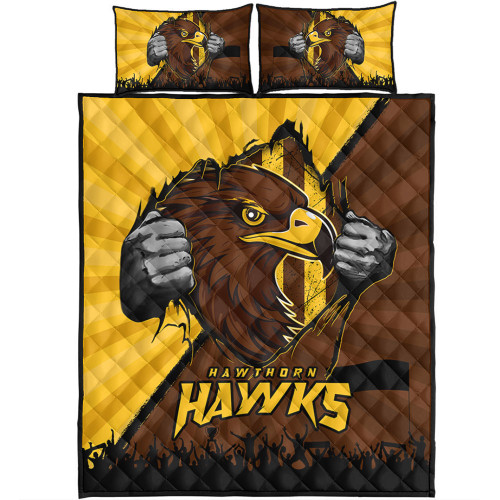 Hawthorn Quilt Bed Set Breaking Through Fan Design