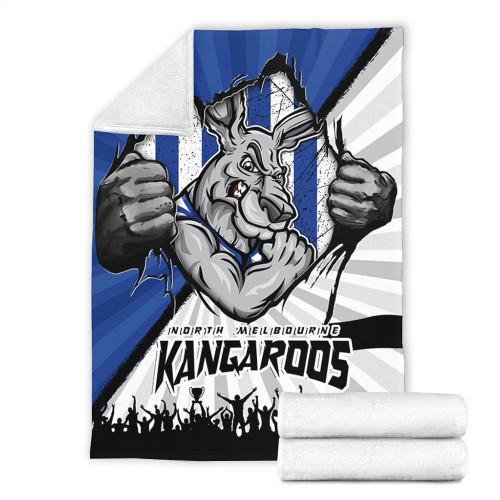 North Melbourne Blanket Breaking Through Fan Design North Melbourne Blanket Breaking Through Fan Design