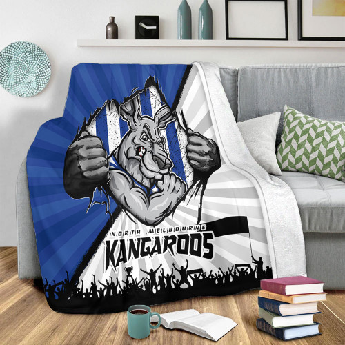 North Melbourne Blanket Breaking Through Fan Design North Melbourne Blanket Breaking Through Fan Design