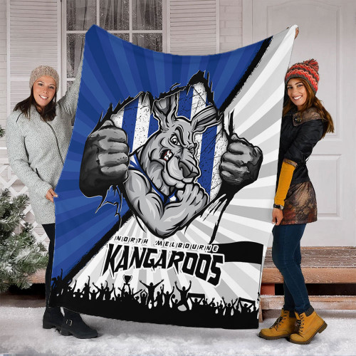 North Melbourne Blanket Breaking Through Fan Design North Melbourne Blanket Breaking Through Fan Design