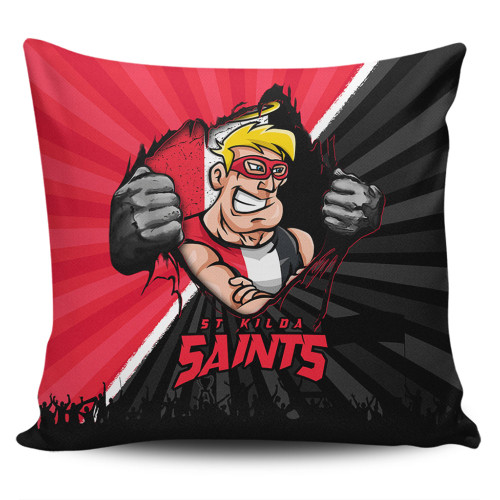 St Kilda Pillow Cases Breaking Through Fan Design