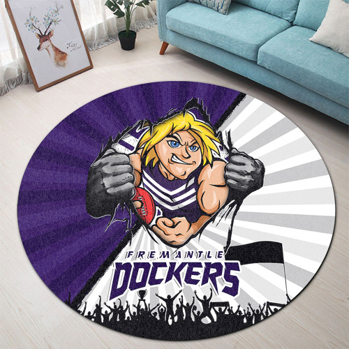 Fremantle Round Rug Breaking Through Fan Design