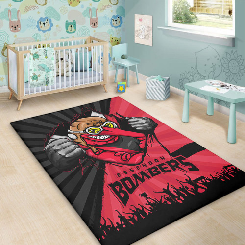 Essendon Area Rug Breaking Through Fan Design