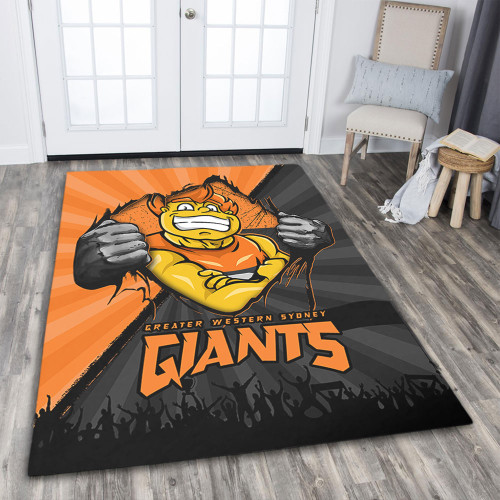 GWS GIANTS Area Rug Breaking Through Fan Design