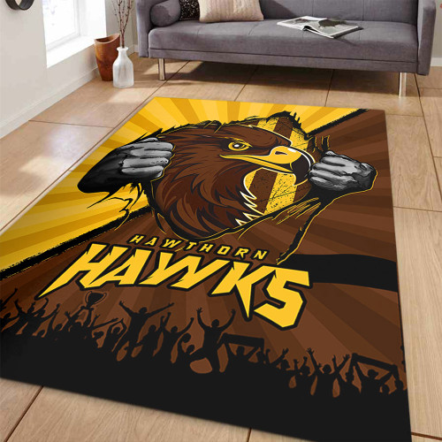 Hawthorn Area Rug Breaking Through Fan Design