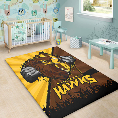 Hawthorn Area Rug Breaking Through Fan Design