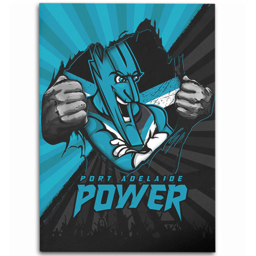 Port Adelaide Area Rug Breaking Through Fan Design