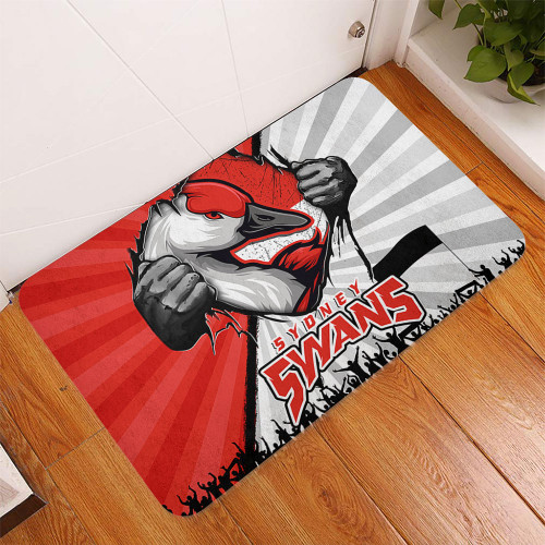 Sydney Swans Doormat Breaking Through Fan Design Sydney Swans Doormat Breaking Through Fan Design