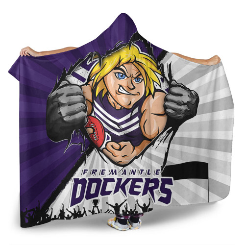 Fremantle Hooded Blanket Breaking Through Fan Design Fremantle Hooded Blanket Breaking Through Fan Design