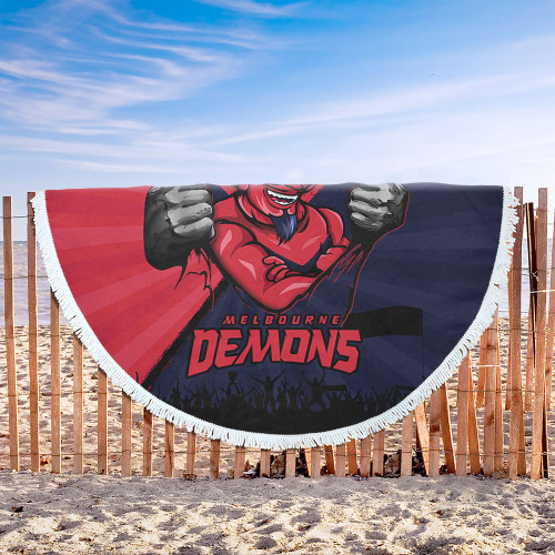Melbourne Beach Blanket Breaking Through Fan Design