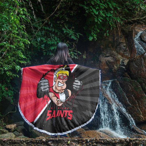 St Kilda Beach Blanket Breaking Through Fan Design