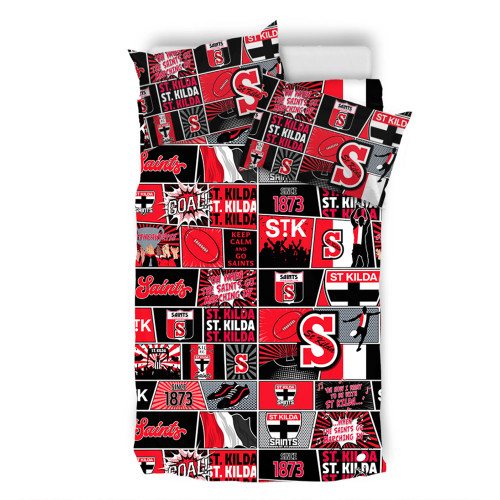St Kilda Bedding Set Legacy Of The Pride Comic Style