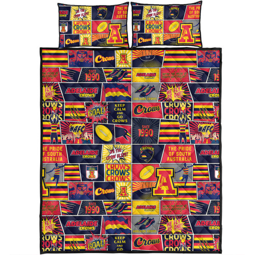 Adelaide Crows Quilt Bed Set Legacy Of The Pride Comic Style