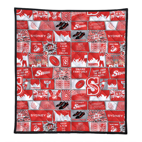 Sydney Swans Quilt Legacy Of The Pride Comic Style Sydney Swans Quilt Legacy Of The Pride Comic Style