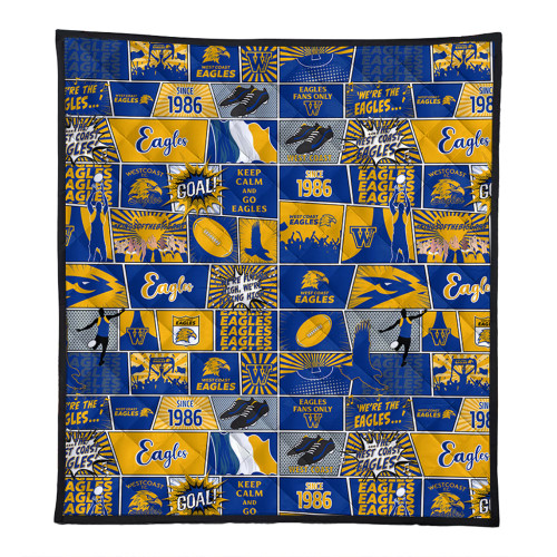 West Coast Eagles Quilt Legacy Of The Pride Comic Style West Coast Eagles Quilt Legacy Of The Pride Comic Style