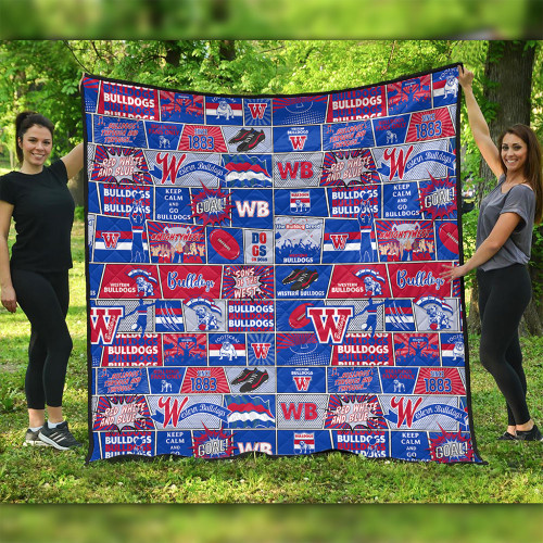 Western Bulldogs Quilt Legacy Of The Pride Comic Style Western Bulldogs Quilt Legacy Of The Pride Comic Style